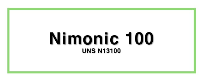 Nimonic 100ㅣUNS N13100