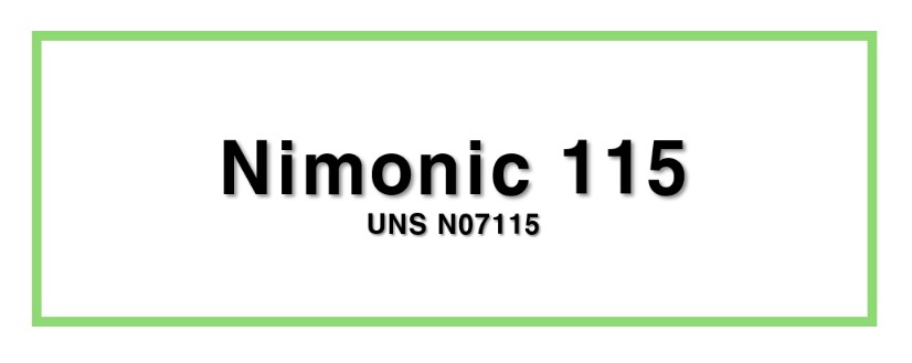 Nimonic 115ㅣUNS N07115