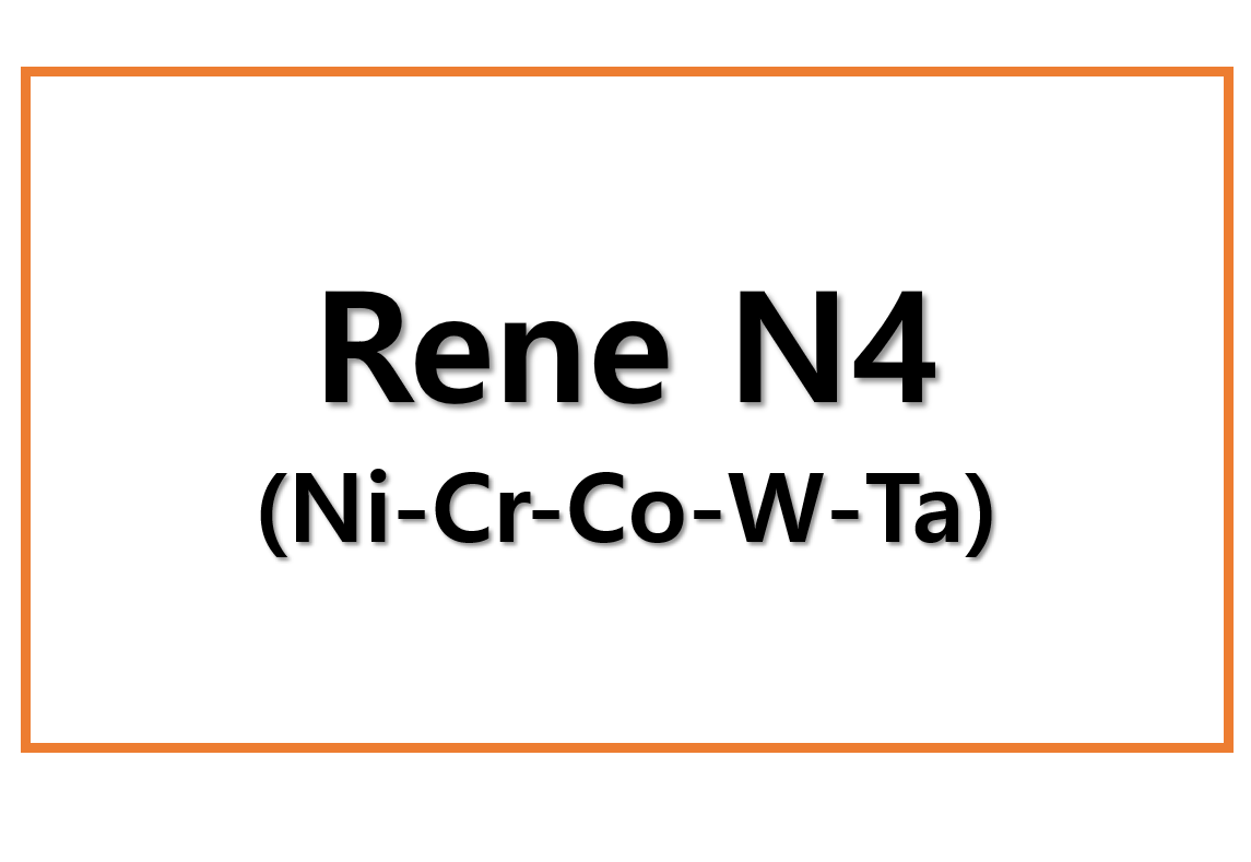 Rene N4(Ni-Cr-Co-W-Ta)