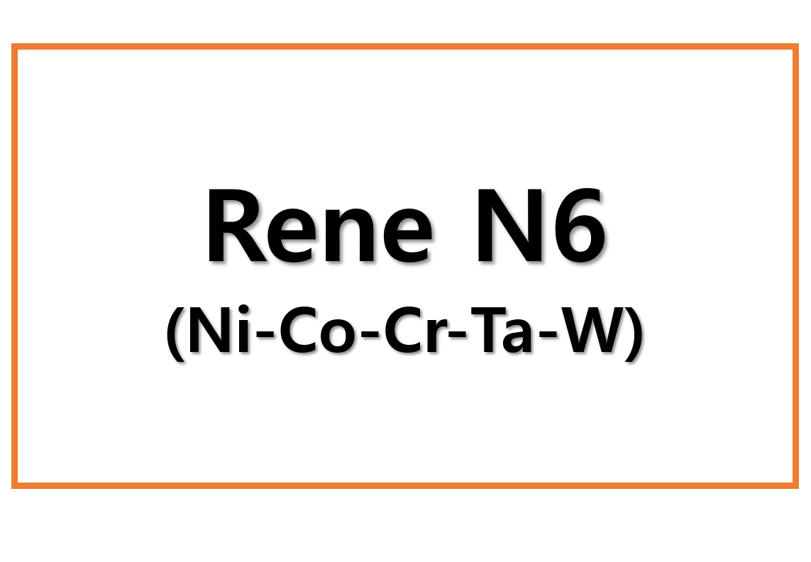 Rene N6(Ni-Co-Cr-Ta-W)