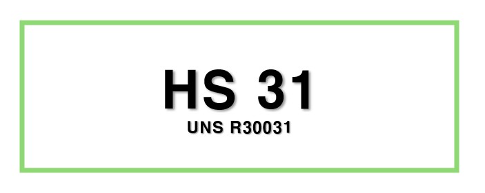 HS 31ㅣUNS R30031
