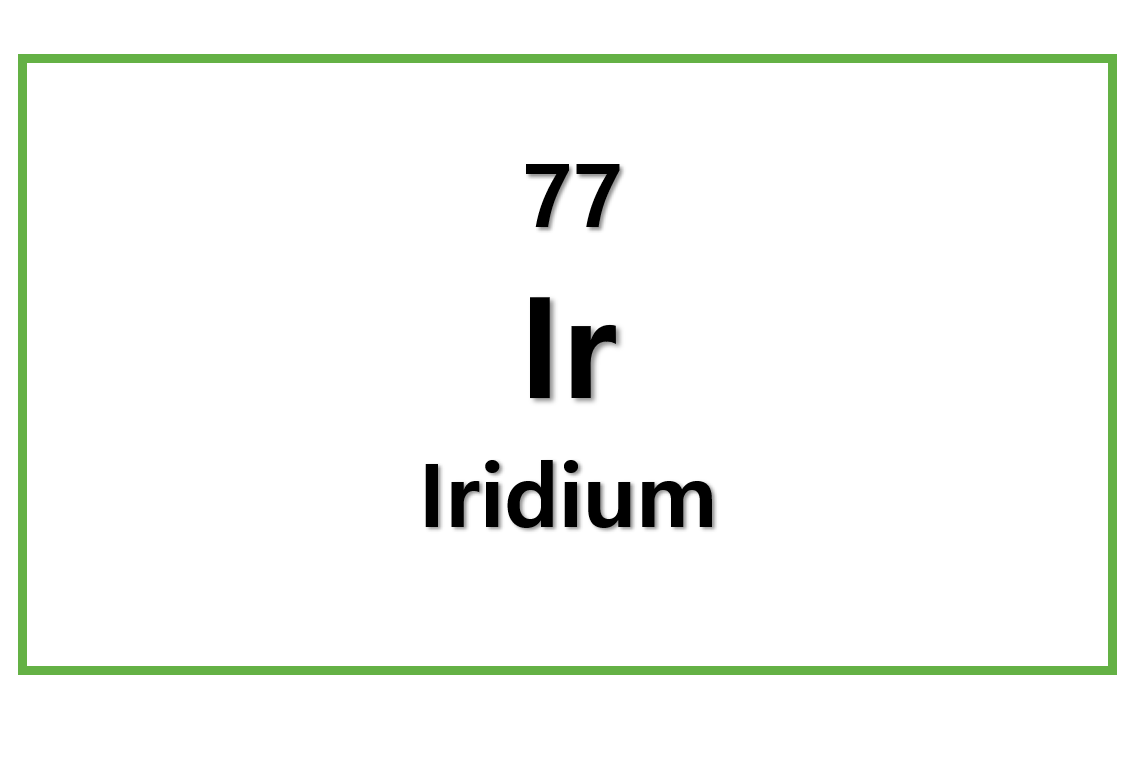 Ir(Atomic number : 77)