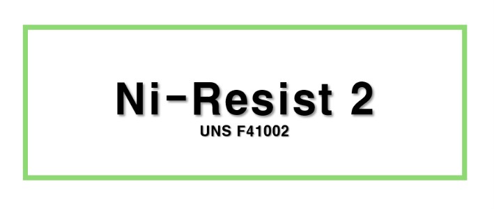 Ni-Resist 2ㅣUNS F41002