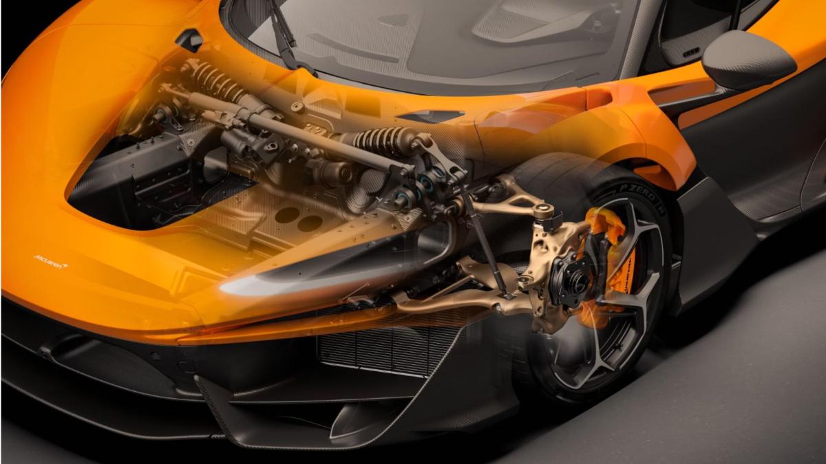 McLaren W1 Supercar Features Divergent 3D-Printed Suspension Components