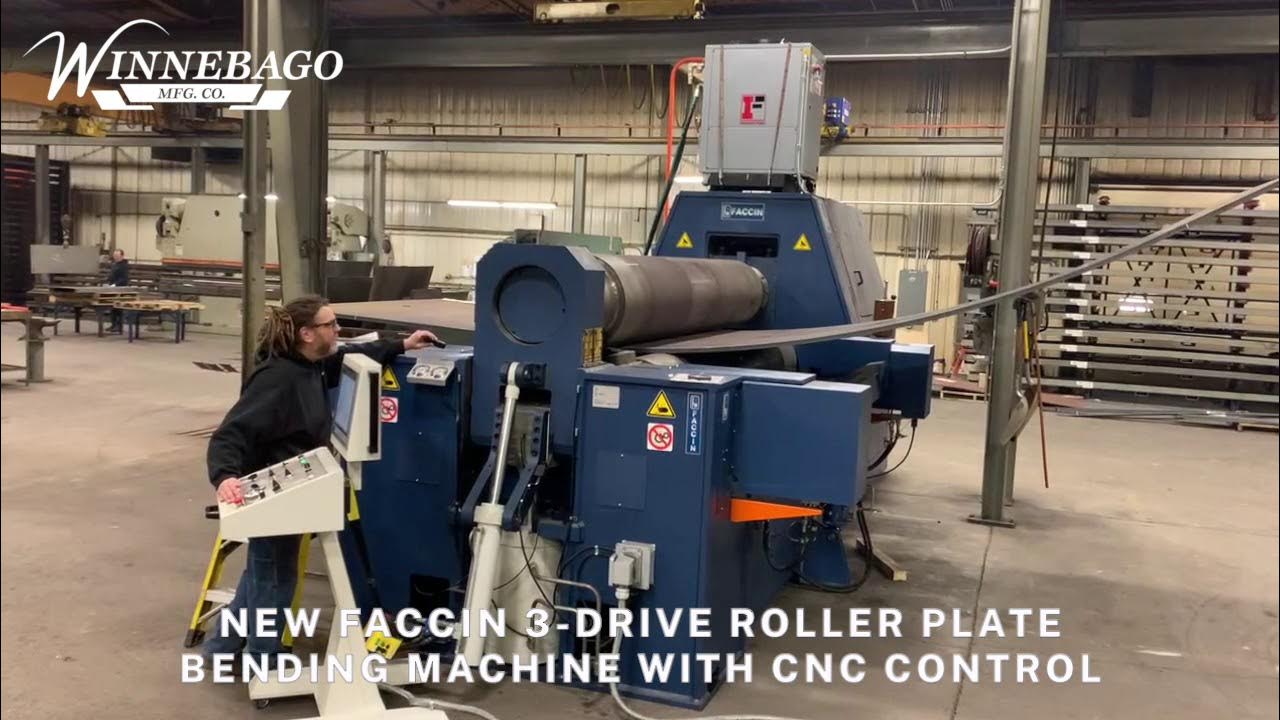 Winnebago Manufacturing Expands Capabilities with New Three-Roll Plate Bending Machine