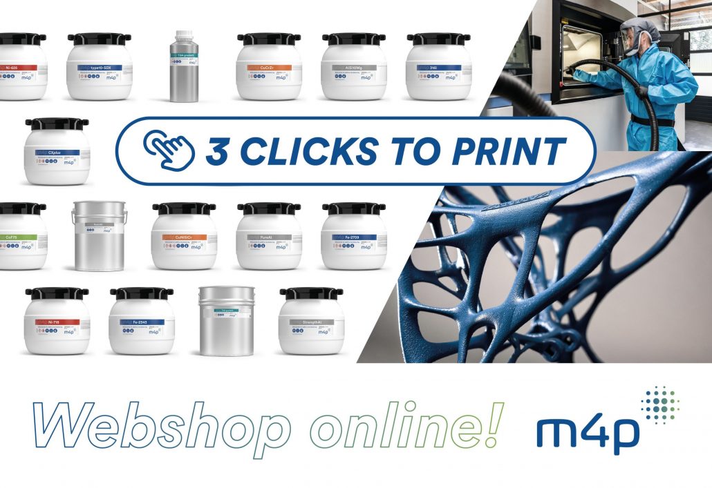 m4p Material Solutions Launches Online Metal Additive Manufacturing Powder Store