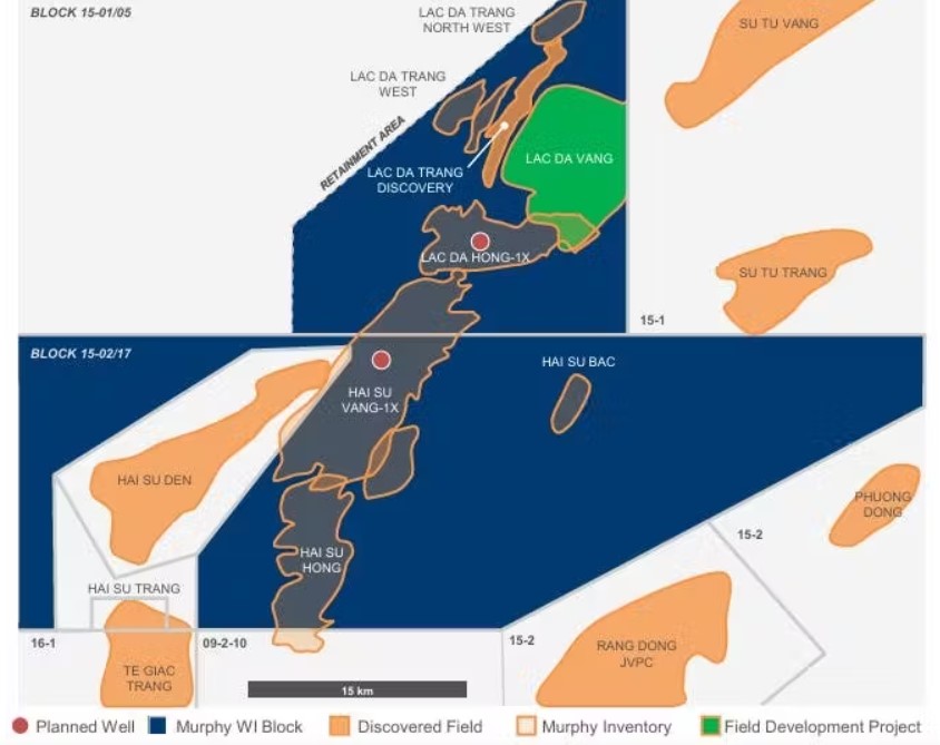 Murphy Oil Discovers Oil in Vietnam’s Cuu Long Basin with Hai Su Vang-1X Well