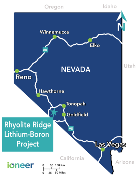 Ioneer Closes $996 Million Loan for Rhyolite Ridge Lithium-Boron Project