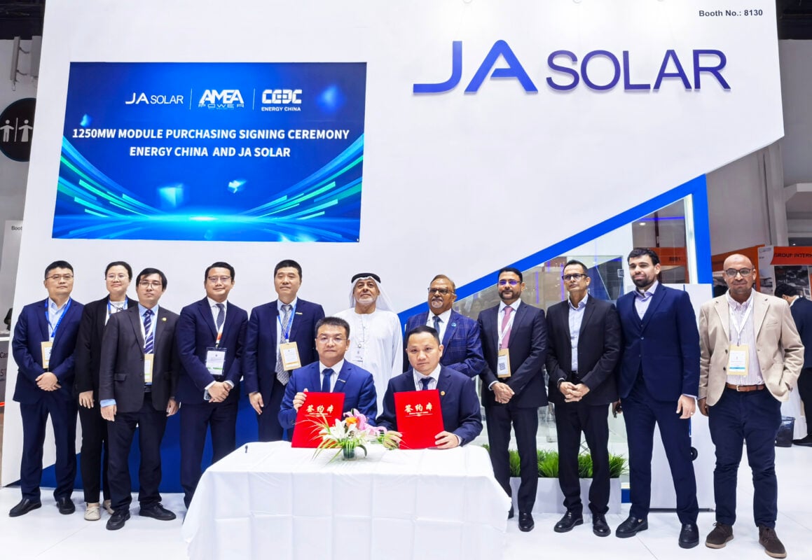 JA Solar Signs 1.25GW Deal to Supply Africa’s Largest PV-Storage Project