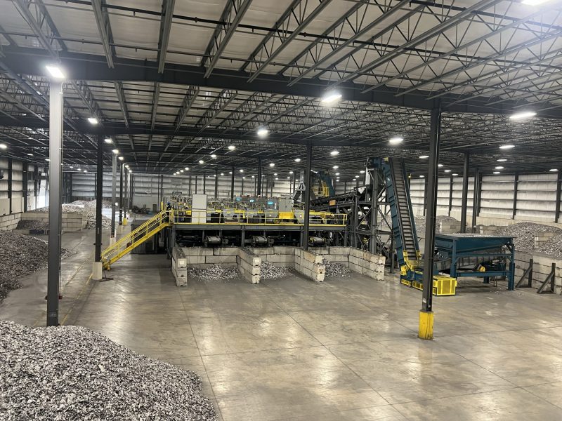 Sortera Technologies Tennessee Aluminum Sorting Facility